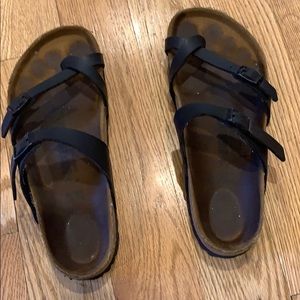 Black Birkenstock sandals
